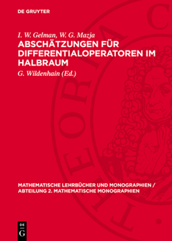 Hardcover Abschätzungen Für Differentialoperatoren Im Halbraum [German] Book