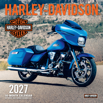 Harley-Davidson 2027 12x12: 16-Month Calendar--September 2026 through December 2027