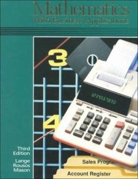 Hardcover Mathematics with Business Applications Book