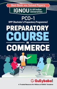 Paperback PCO-1 Preparatory Course In Commerce Book