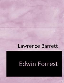 Paperback Edwin Forrest Book