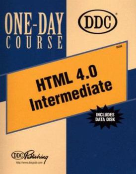 Spiral-bound HTML 4.0 Intermediate One Day Course Book
