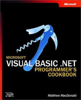 Paperback Microsoft Visual Basic .Net Programmer's Cookbook Book