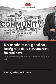 Paperback Un modèle de gestion intégrée des ressources humaines [French] Book