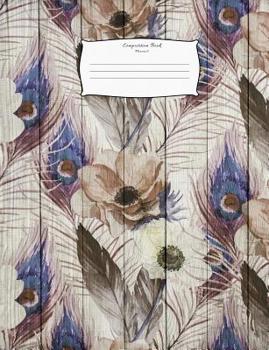 Paperback Composition Book Flowers3 Book