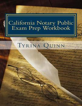 Paperback California Notary Public: Exam Prep Workbook Book