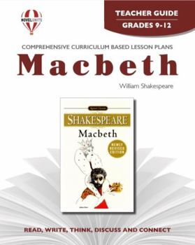 Paperback Macbeth - Teacher Guide by Novel Units Book