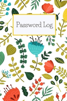 Paperback Password Log: A journal to keep websites and passwords organized Book