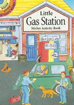 Paperback Little Gas Station Sticker Activity Book