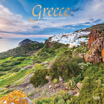 Calendar Greece 2021 Square Foil Book