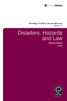 Hardcover Disasters, Hazards and Law Book