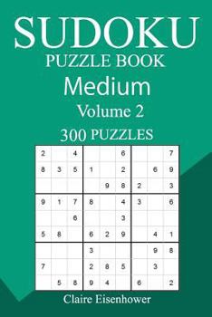 Paperback 300 Medium Sudoku Puzzle Book