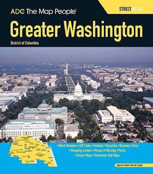 Spiral-bound Greater Washington, District of Columbia Street Atlas Book