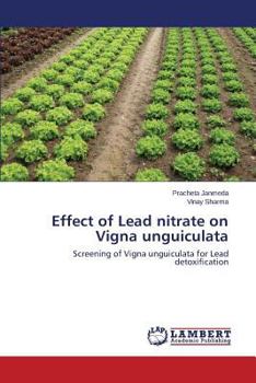 Paperback Effect of Lead nitrate on Vigna unguiculata Book