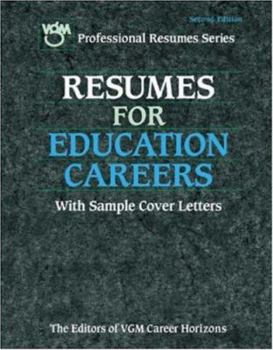 Paperback Resumes for Education Careers Book
