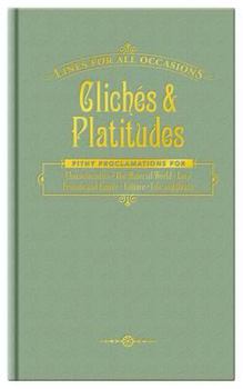 Hardcover Clichs Platitudes Book