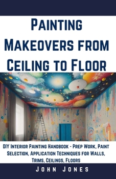 Paperback Painting Makeovers from Ceiling to Floor: DIY Interior Painting Handbook - Prep Work, Paint Selection, Application Techniques for Walls, Trims, Ceilin Book