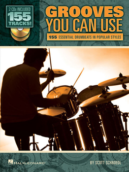 Paperback Grooves You Can Use: 155 Essential Drumbeats in Popular Styles [With CD] Book