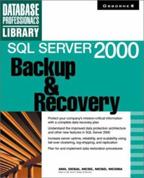 Paperback SQL Server 2000 Backup and Recovery Book