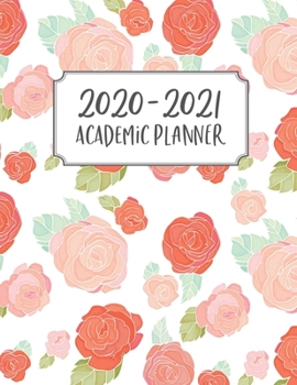 Paperback Academic Planner 2020-2021: Academic Year July 2020 - June 2021, 7 Subject Weekly Student Planner + Monthly Calendars & Goals Section, Homework Pl Book