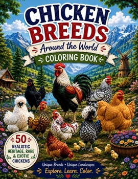 Chicken Breeds Around the World Coloring Book