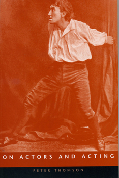 Hardcover On Actors And Acting Book