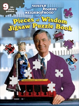 Hardcover Mister Rogers' Neighborhood: Pieces of Wisdom Jigsaw Puzzle Book