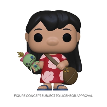 Accessory Pop Lilo and Stitch Lilo with Scrump Vinyl Figure Book