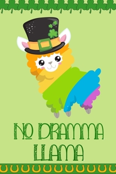 No Drama Llama: Blank Recipe Book to Write In | Collect the DIY Cookbook Recipes You Love in Your Own Custom Note (110 Recipe Page Journal and Organizer) Irish Shamrock Gift Idea For St. Patrick's Day