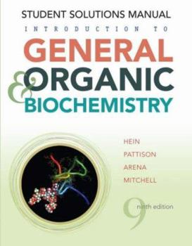 Paperback Introduction to General, Organic, and Biochemistry, Student Solutions Manual Book