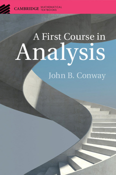 Hardcover A First Course in Analysis Book