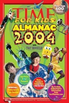 Hardcover Time for Kids Almanac 2004 with Fact Monster Book