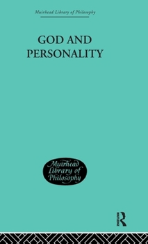 Hardcover God and Personality Book