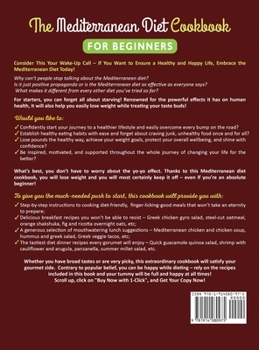The Mediterranean Diet Cookbook for Beginners: Healthy and Delicious Mediterranean Diet Recipes to Live A Healthier Life