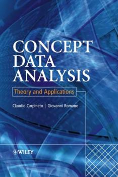 Hardcover Concept Data Analysis: Theory and Applications Book