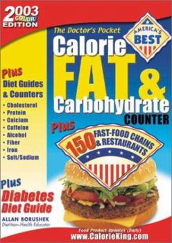 The Doctor's Pocket Calorie, Fat & Carb Counter