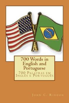 Paperback 700 Words in English and Portuguese Book