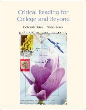 Hardcover Critical Reading for College and Beyond Book