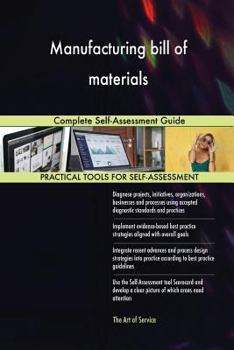 Paperback Manufacturing bill of materials Complete Self-Assessment Guide Book