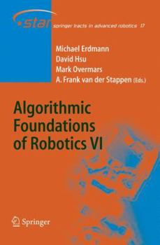 Paperback Algorithmic Foundations of Robotics VI Book