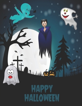 Paperback Happy Halloween Activity Book