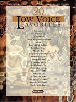 Paperback 20 Low Voice Favorites Book