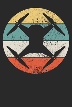 Paperback Notebook: Drone Dot Grid 6x9 120 Pages Book