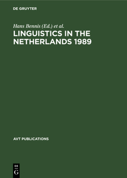Hardcover Linguistics in the Netherlands 1989 Book