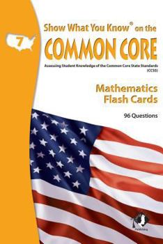 Paperback SWYK on the Common Core Math Flash Cards, Grade 7 Book