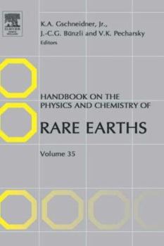 Hardcover Handbook on the Physics and Chemistry of Rare Earths: Volume 35 Book