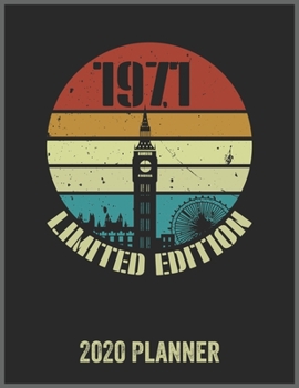 Paperback 1971 Limited Edition 2020 Planner: Daily Weekly Planner with Monthly quick-view/over view with 2020 Planner Book