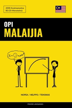 Paperback Opi Malaijia - Nopea / Helppo / Tehokas: 2000 Avainsanastoa [Finnish] Book