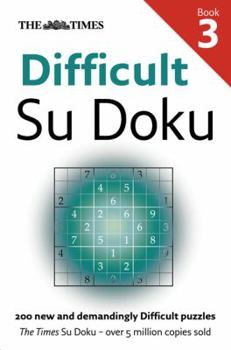 Paperback The Times Difficult Su Doku Book 3 Book