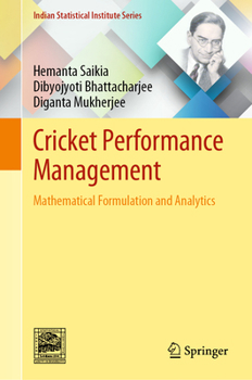 Hardcover Cricket Performance Management: Mathematical Formulation and Analytics Book